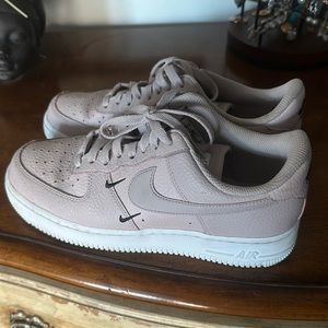 Nike Air Force Ones light pink women’s 9